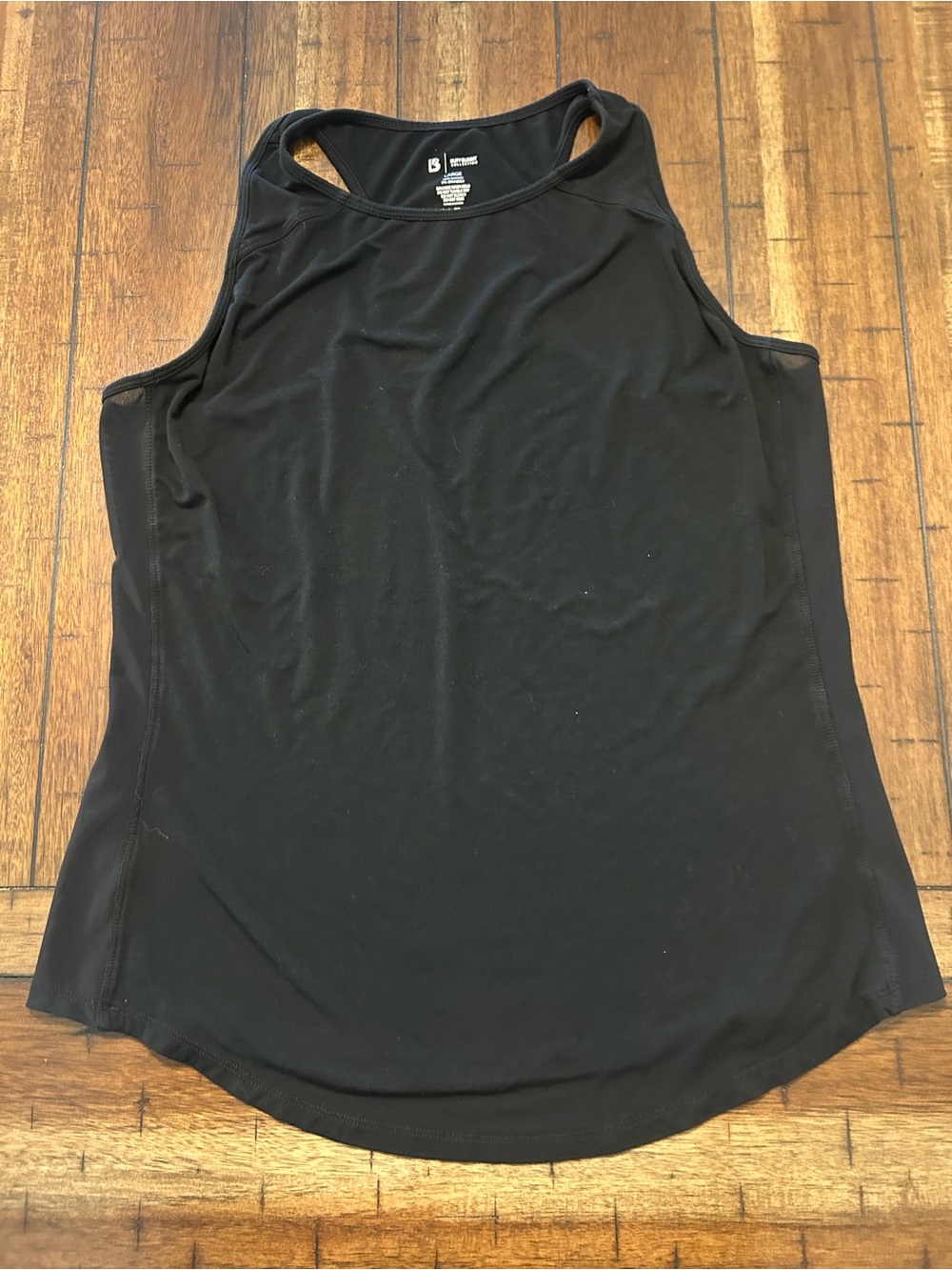 Buffbunny Collection Black Racerback Tank Size Large
